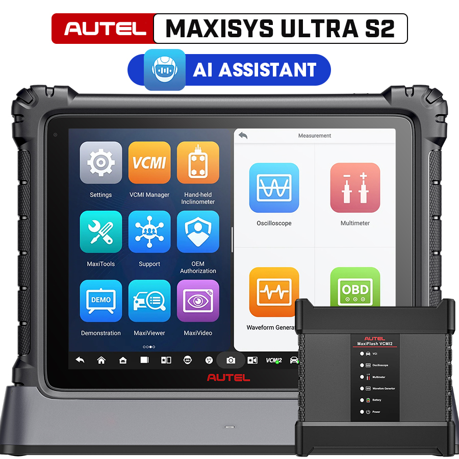 Autel Ultra S2 Full System Covering Engine, Transmission ABS SRS Diagnosis and Automotive Maintenance Assistant Diagnostic Tool