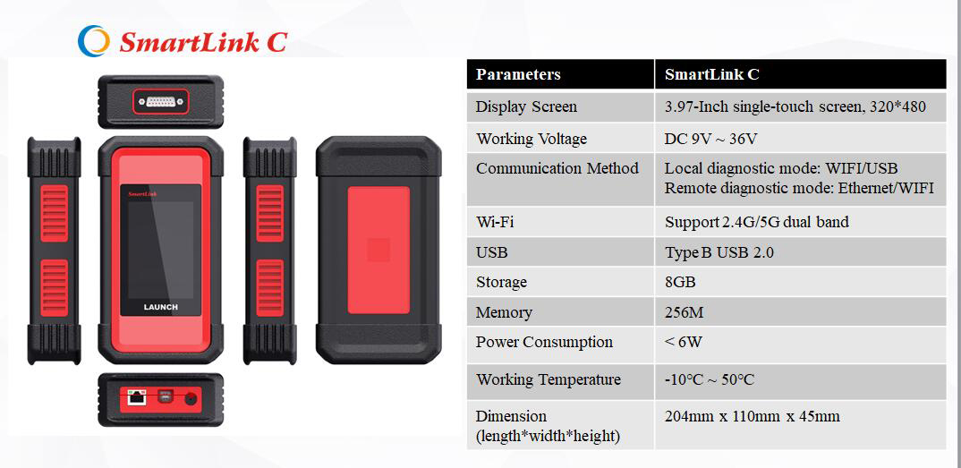 Technical Parameters Details