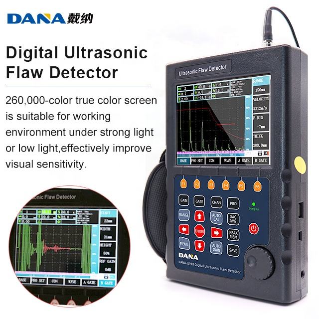DANA U910 Good Quality Flaw Detector Ndt Equipment Light Weight Portable Accurately Diagnose Ultrasonic Flaw Detector