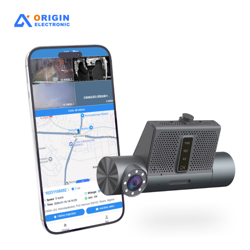 AI Dashcam GPS Fleet Camera 4G MDVR for Taxi Ride Hailing Van Monitoring