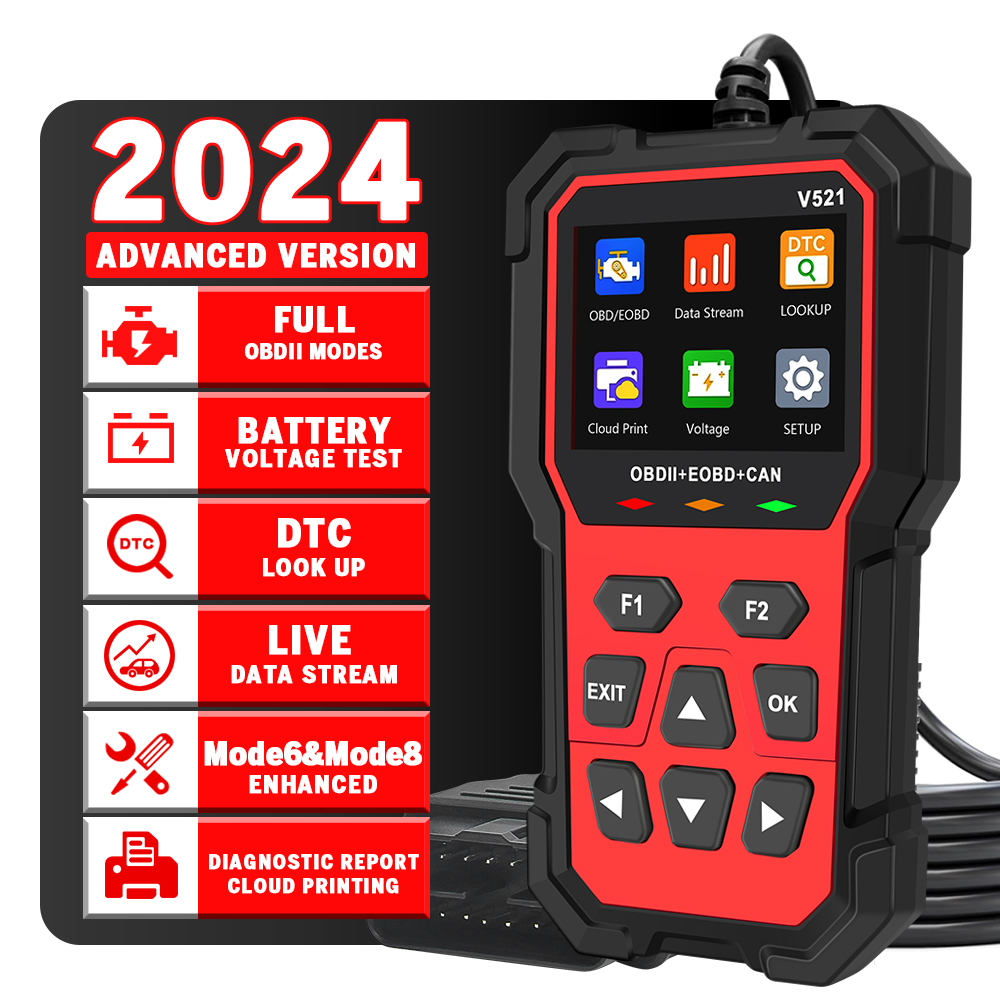 Scanner Automotriz V521 OBD2 Scanner Car Engine Fault Code Reader Automotive Car Diagnostic Tool