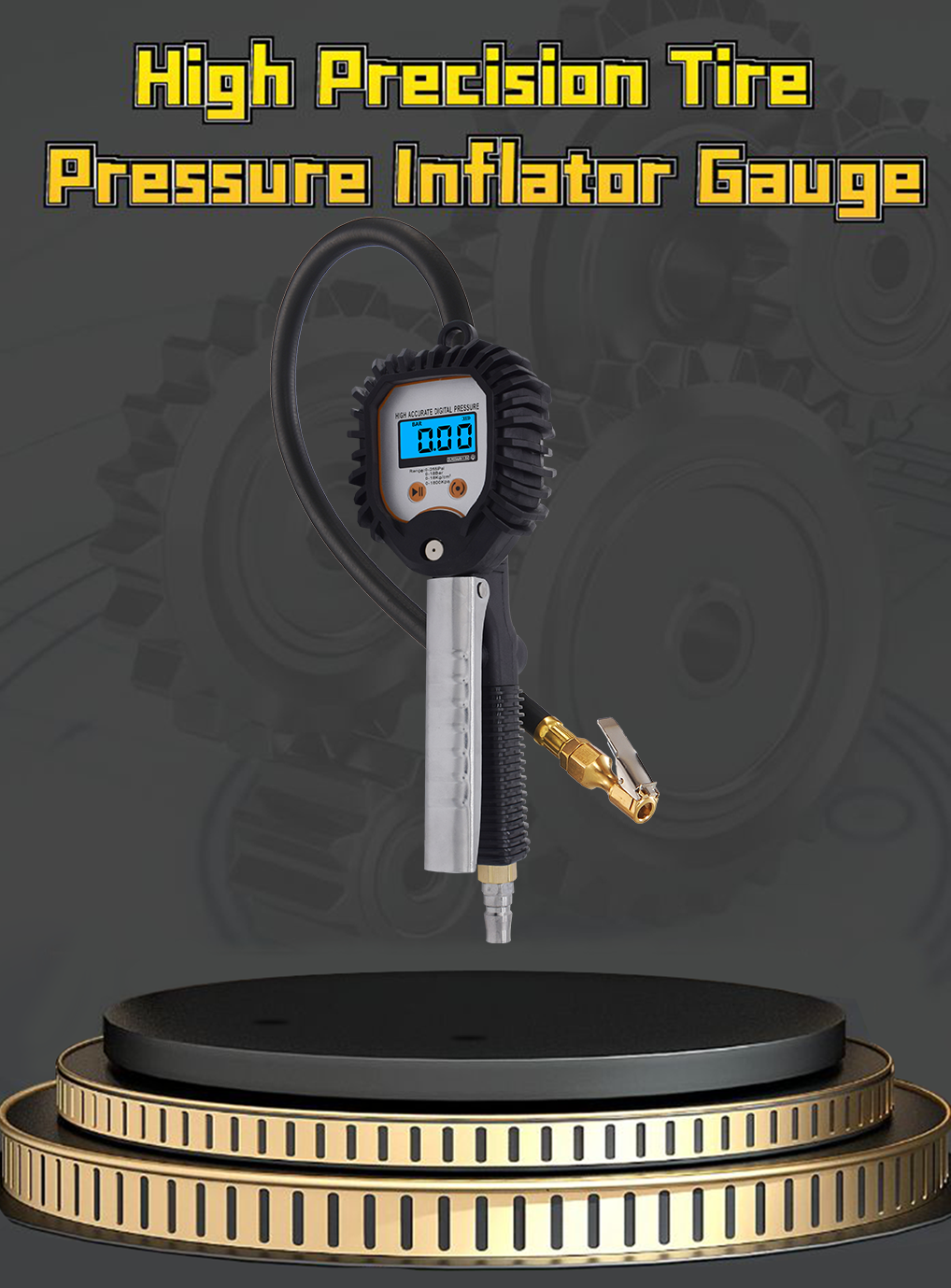Tire Digital Pressure Gauge Component 1