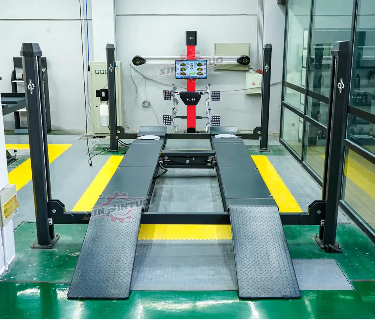 Manual 3D Car Wheel Alignment Machine Full Set Equipment