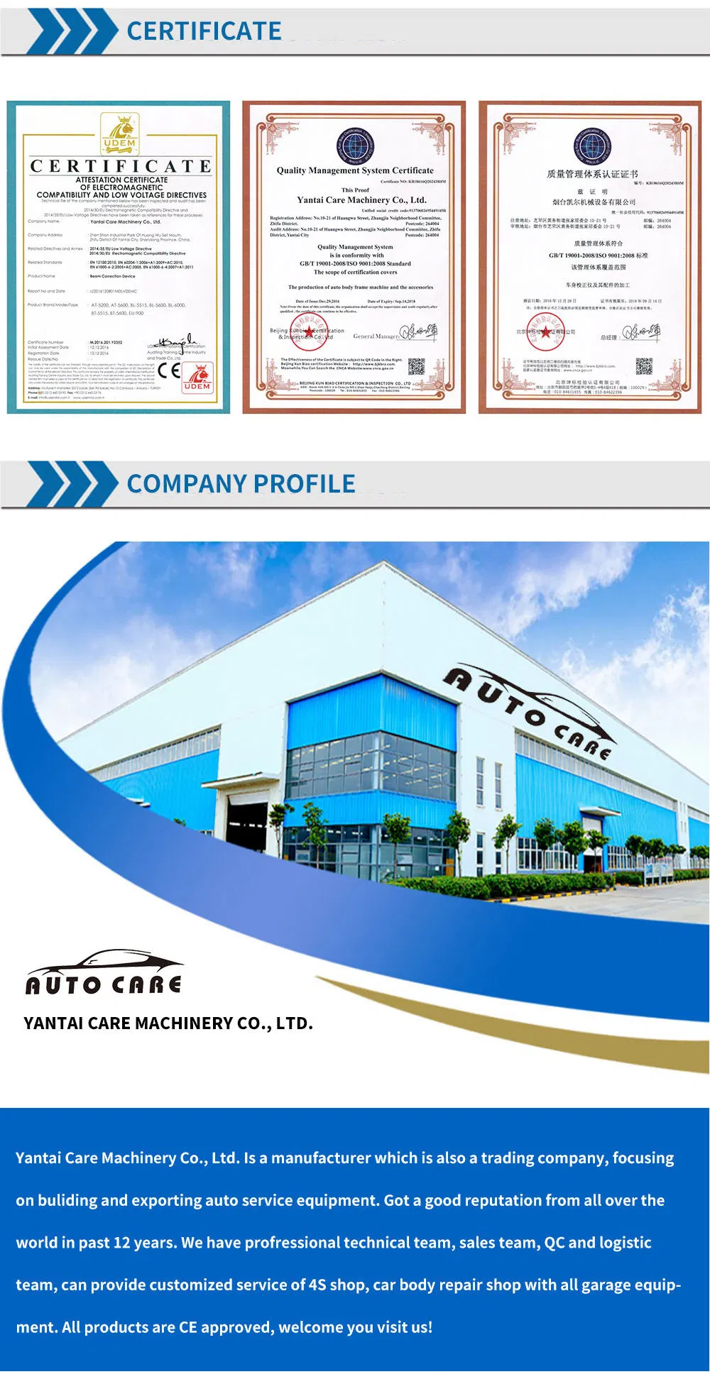 Car Automotive Alignment Wheel Alignment Machine Wheel Aligner Equipment with CE Made in China