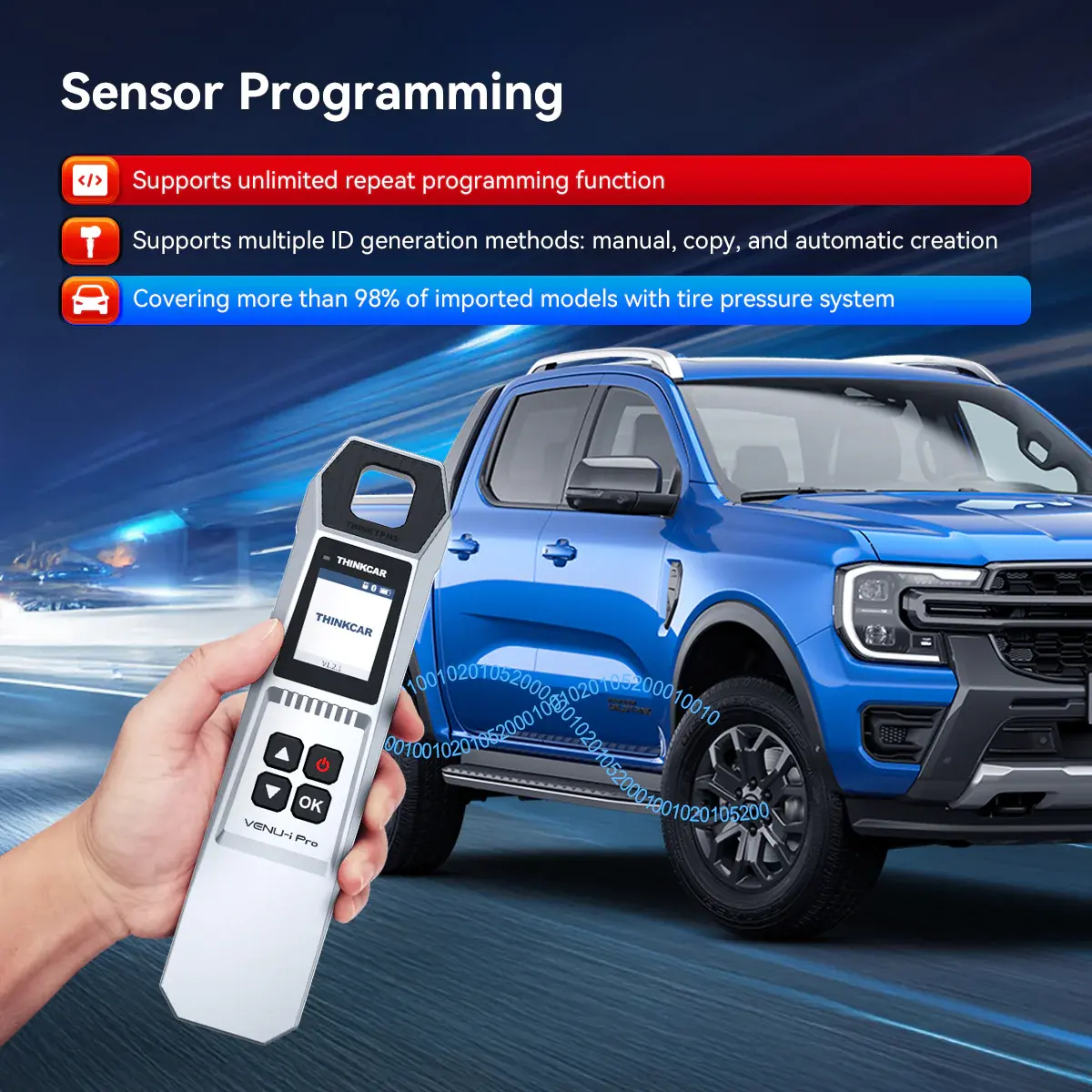 New Arrival THINKCAR VENU IPro Intelligent Car TPMS Tire Pressure Diagnosis Sensor Programming Tool