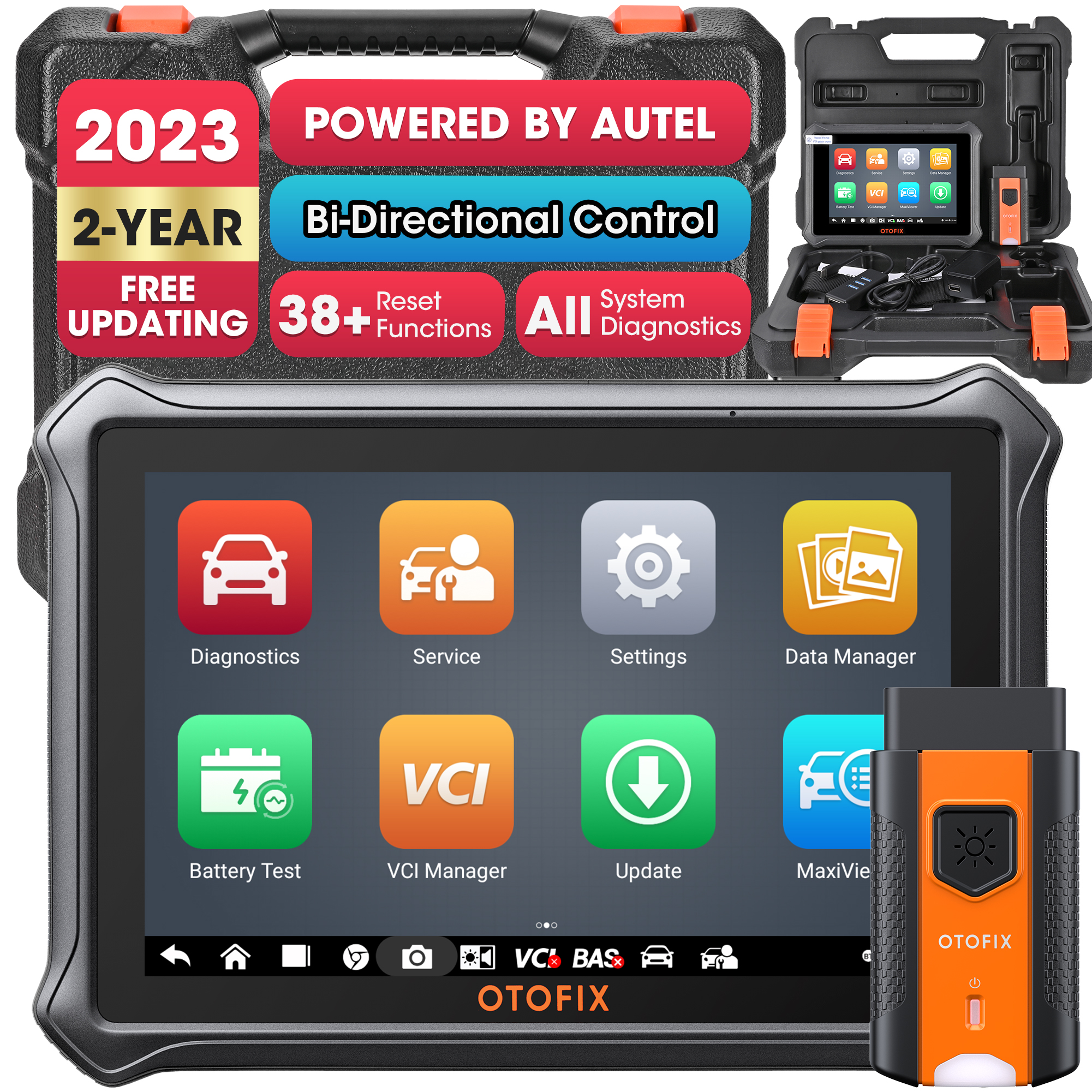 OTOFIX D1 LITE Car OBD2 Scanner Altar Professional Vehicle Universal Full System Diagnostic Tool Same As Autel MaxiCOM MK808BT