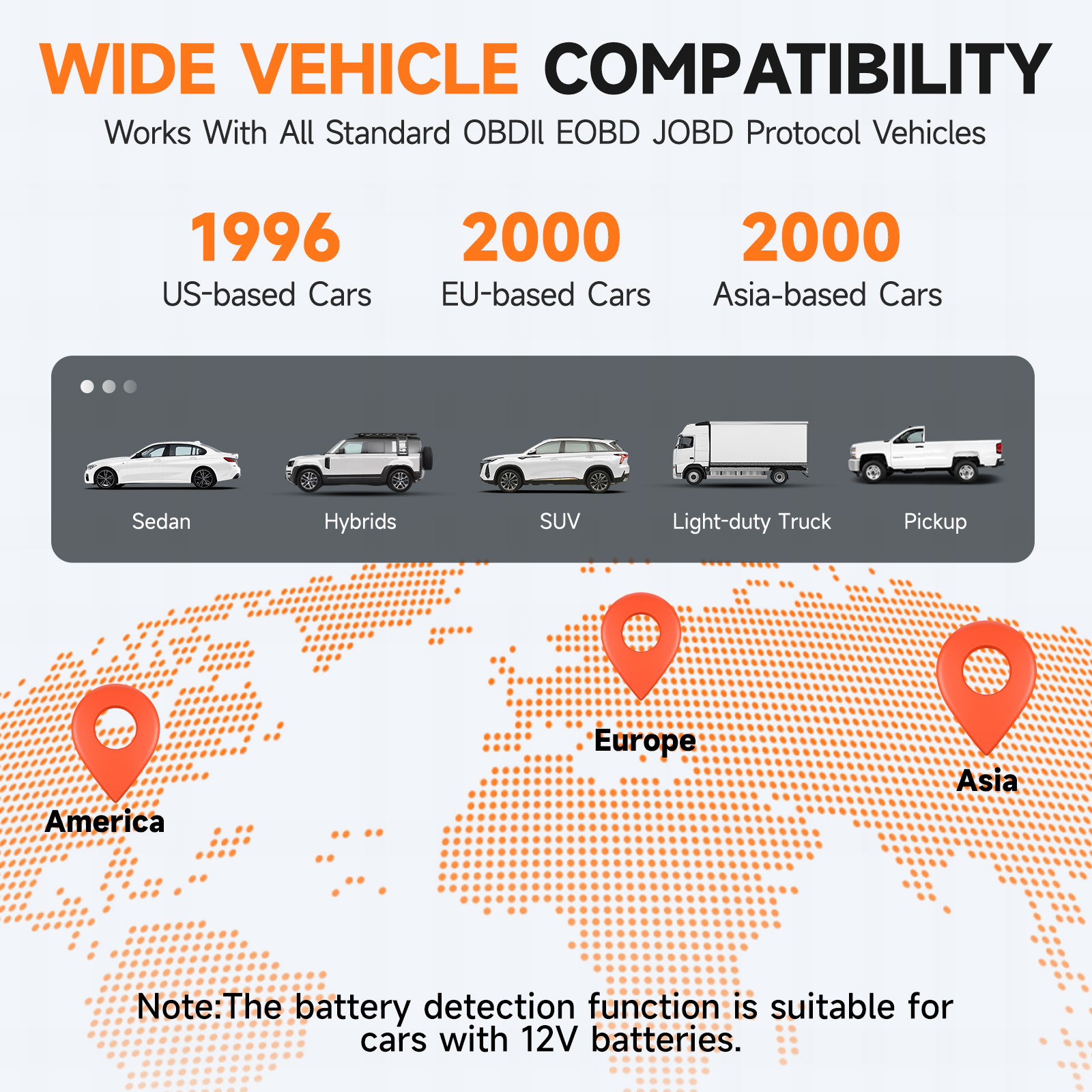 Wide Vehicle Compatibility