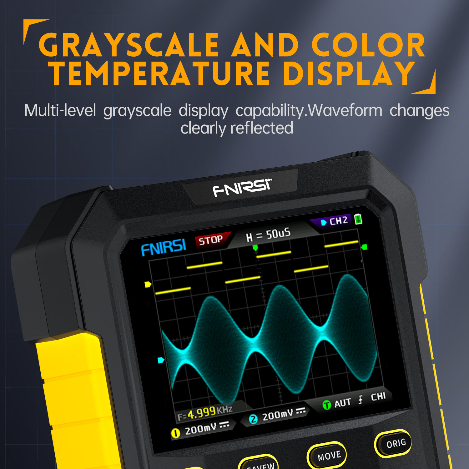 DPOX180H Handheld Fluorescent Digital Oscilloscope Dual Channel 2-in-1 Small Portable Instrument for Auto Repair 180M