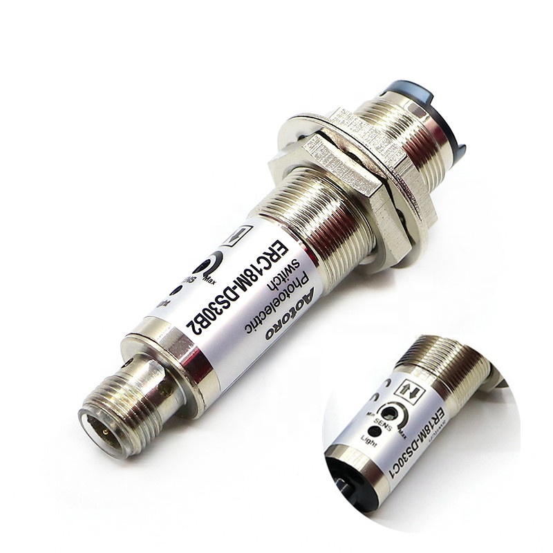 NPN ERC18M-DS30C1 3-Wire Car Accessories Diffuse Photoelectric Optical Sensor At Competitive Price