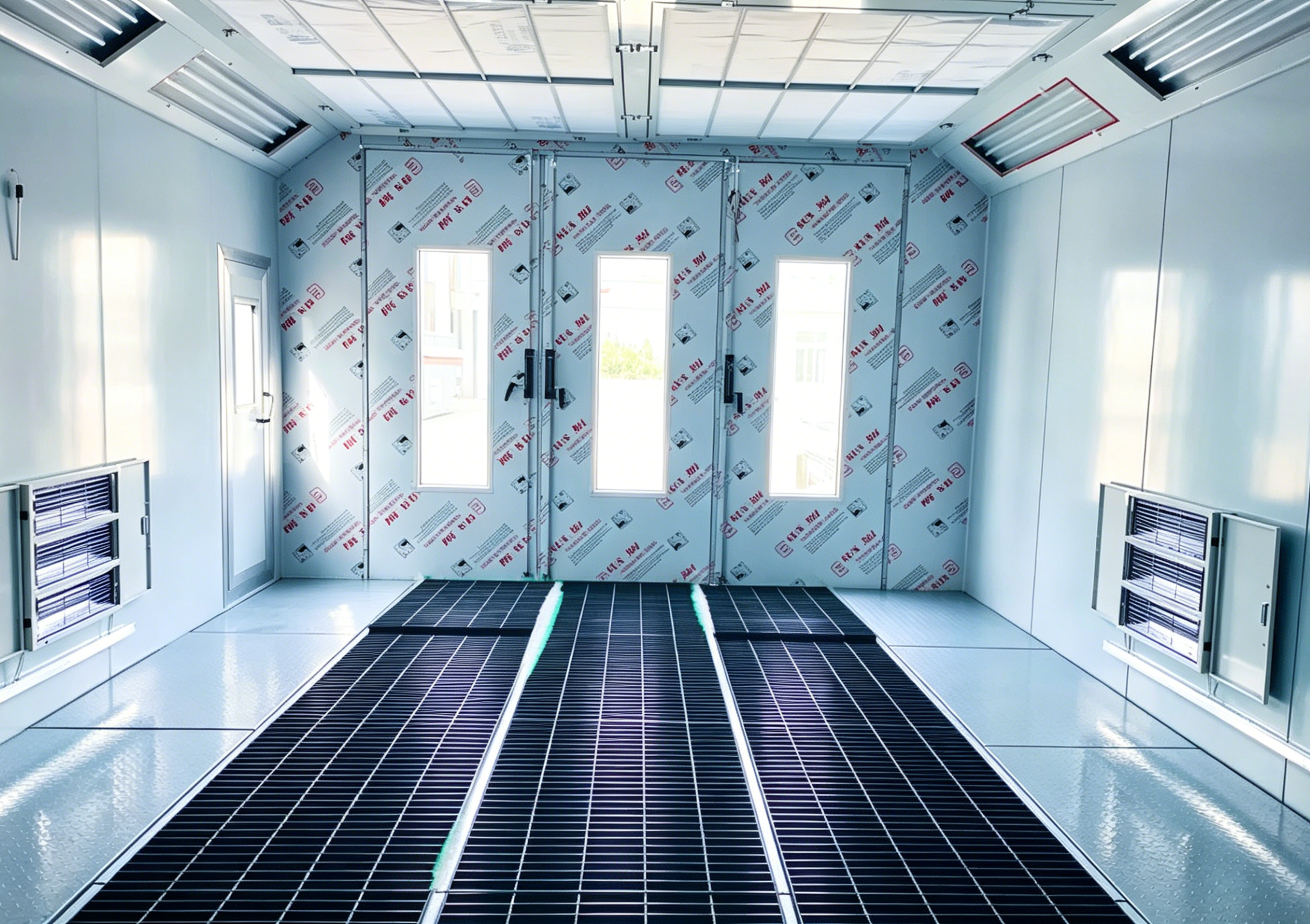 CHINA Explosion Proof Spray Booth Air Flow Control Energy Saving LED Lighting Electric/Diesel/Natural Gas Heating Customizable
