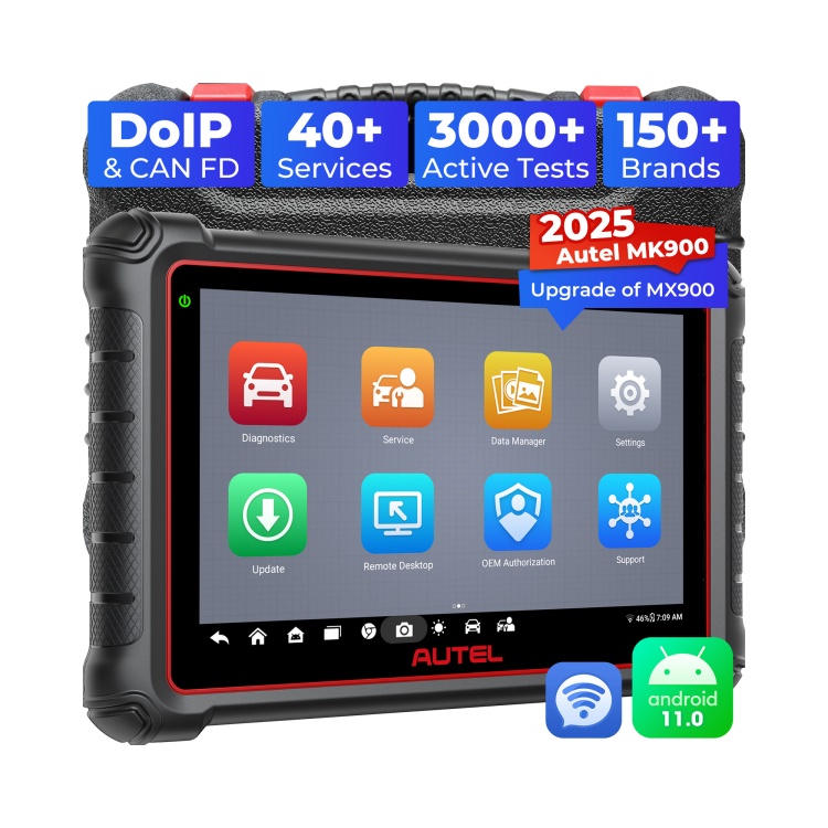 universal Autel MaxiCOM MK900 Scanner up of MK808S 40+ Service CAN-FD DOIP 3K+ Active Test automotive diagnostic tools