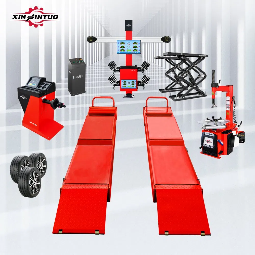 Xinjintuo Factory Custom 3D Wheel Alignment Machine and Four Post Car Lift Wheel Aligner Equipment