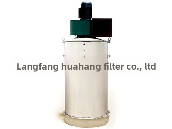 New Hua Hang Industrial Stainless Steel Silo Top Dust Collector Dry Cement Mixing Pipelines Pulse Jet Cleaning System 99.97%