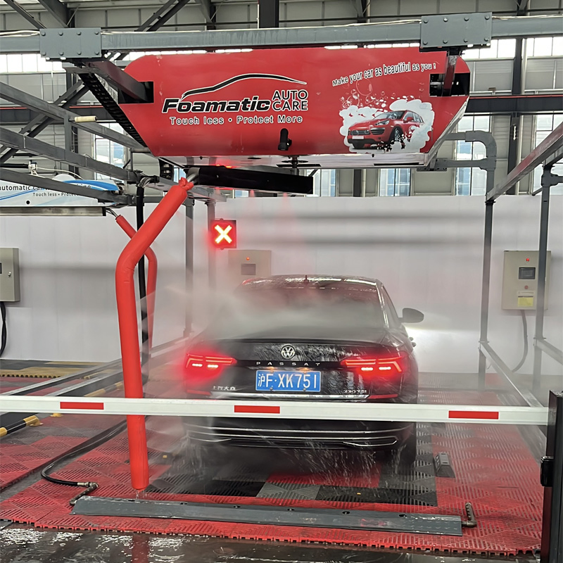 Commercial Fully Automatic Car Wash Equipment - Powerful Air Drying, Even Foam Spraying