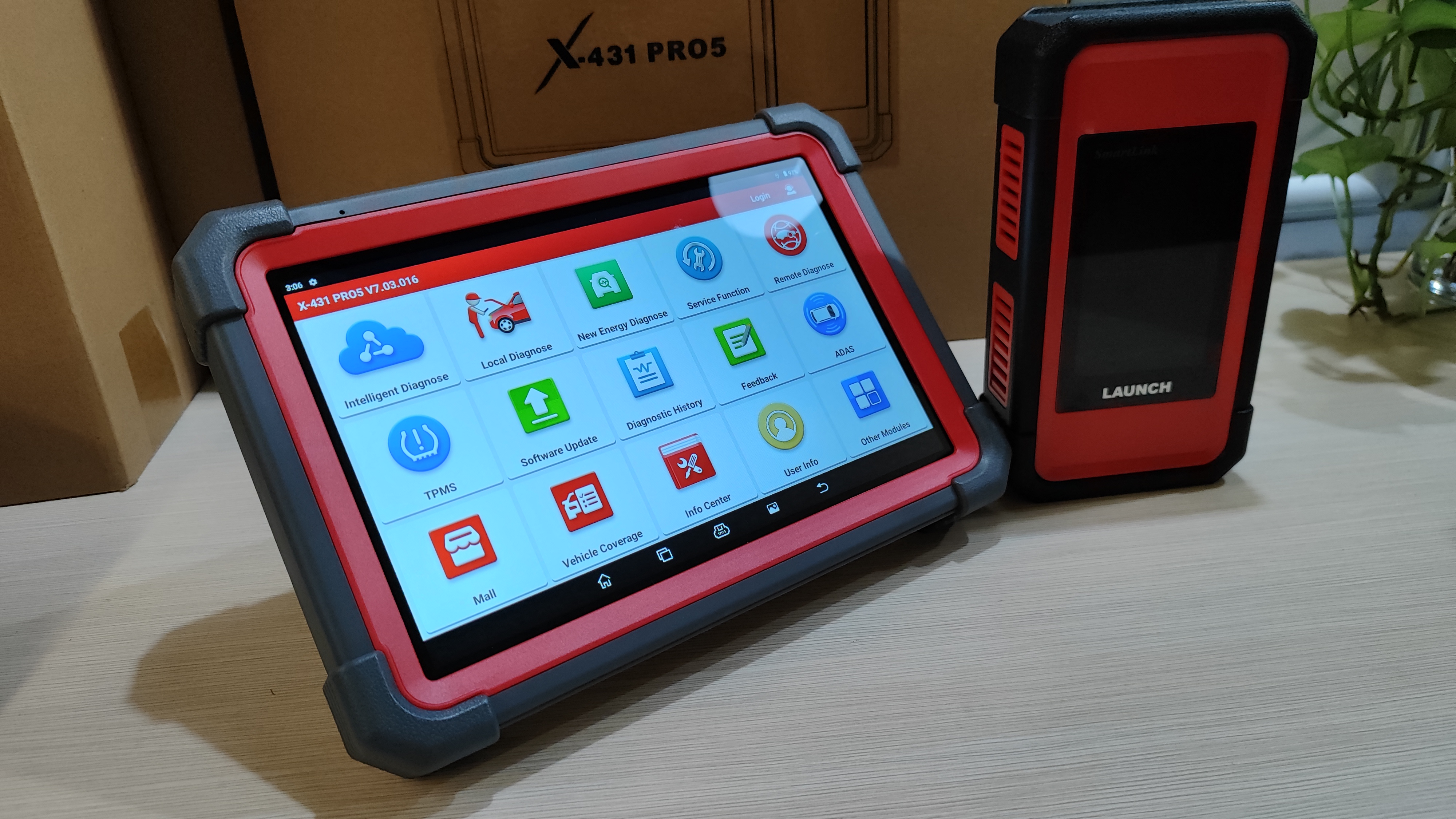Launch X431 PRO5 Smartlink Connection