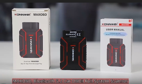 New Arrival Life Free Update KONNWEI MAXOBD OBD2 Scanner Car Diagnostic Code Reader /Wireless for Universal 12V Cars