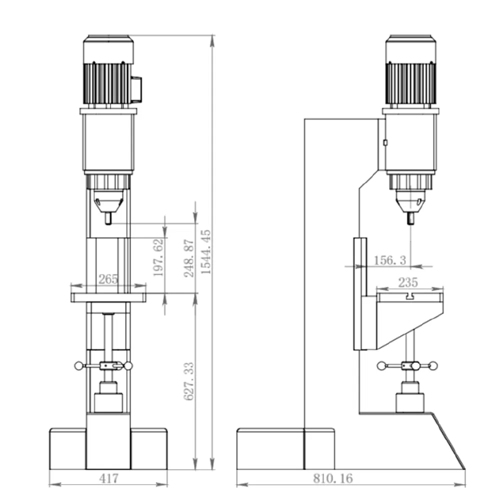 2-16mm Hydraulic Radial Riveting Machine Fastener Spin Orbital Riveting Machine