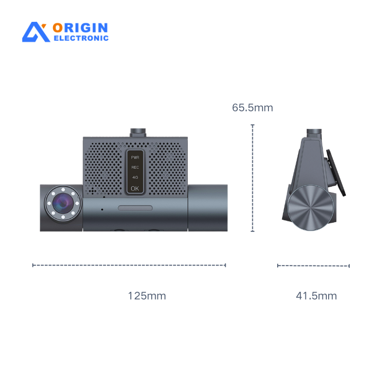 AI Dashcam GPS Fleet Camera 4G MDVR for Taxi Ride Hailing Van Monitoring