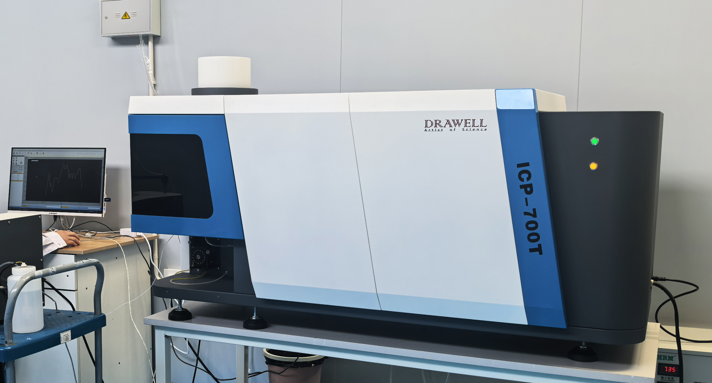 ICP700T Drawell Metal Element Analysis ICP Spectrometer Laboratory ICP AES Atomic Emission Spectrometer