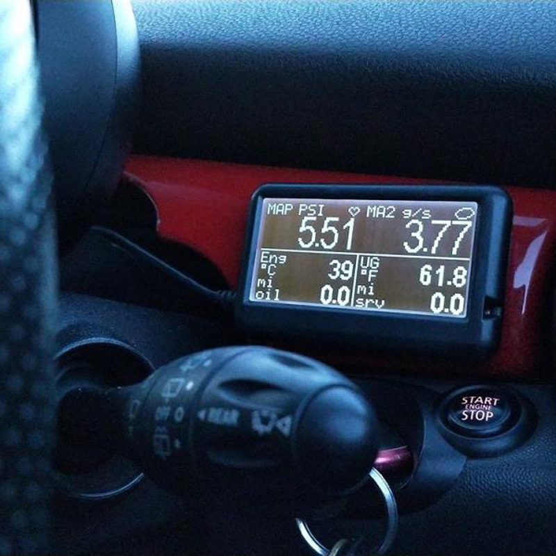 Ultragauge Obd Car Code Reader Obd2 Scan Tool Scanner Automotive Code Reader Gauges &amp; Mileage Calculator EM Plus V1.4c