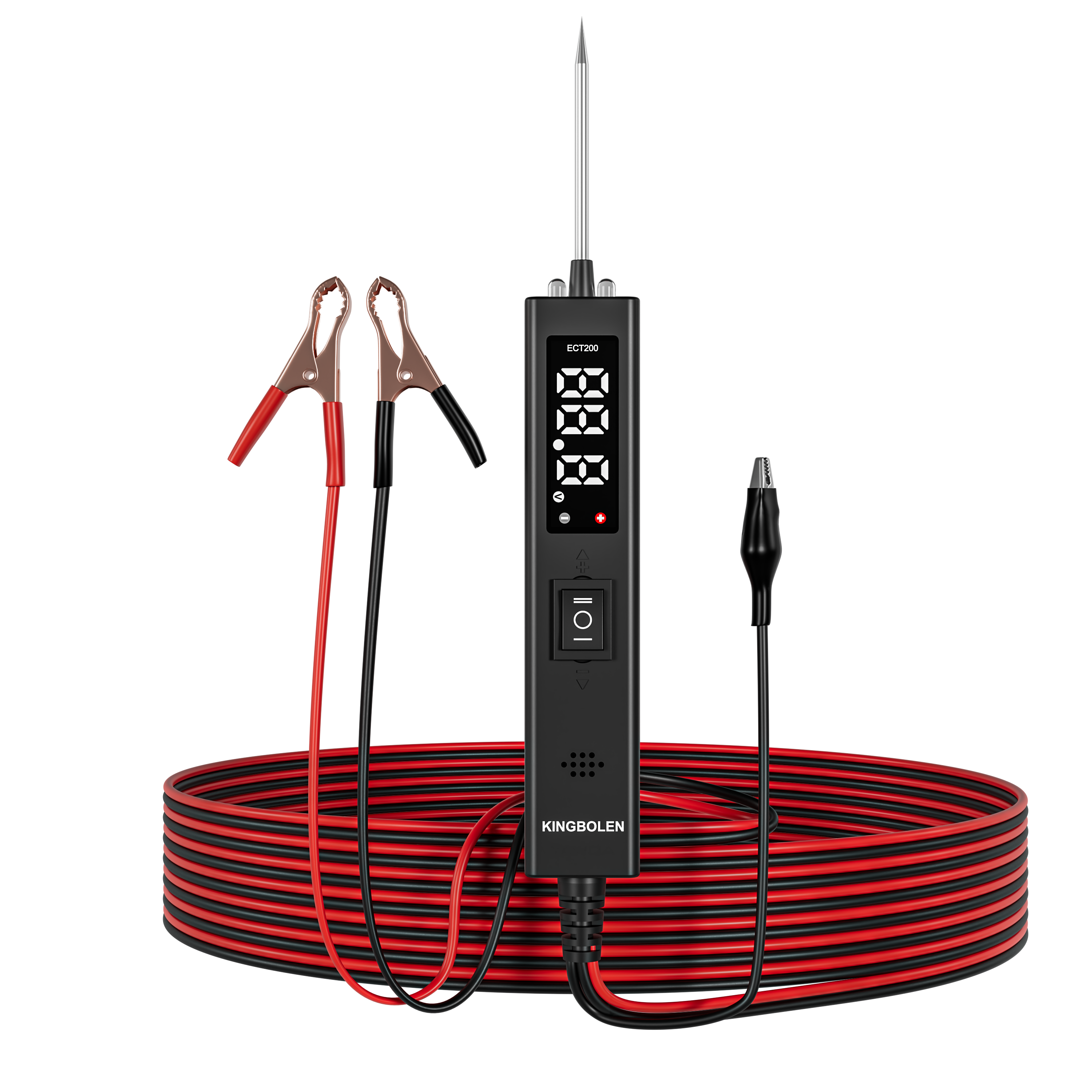 USA EU Warehouse ECT200 Automotive Circuit Tester Car Electrical System Short Tester 8V-32V DC LCDActivation Test