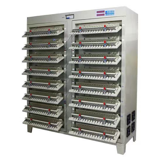 Lithium Battery Charge-Discharge Testing Equipment: 512-Channel Cylindrical Cell Capacity Tester 18650 Grading Machine