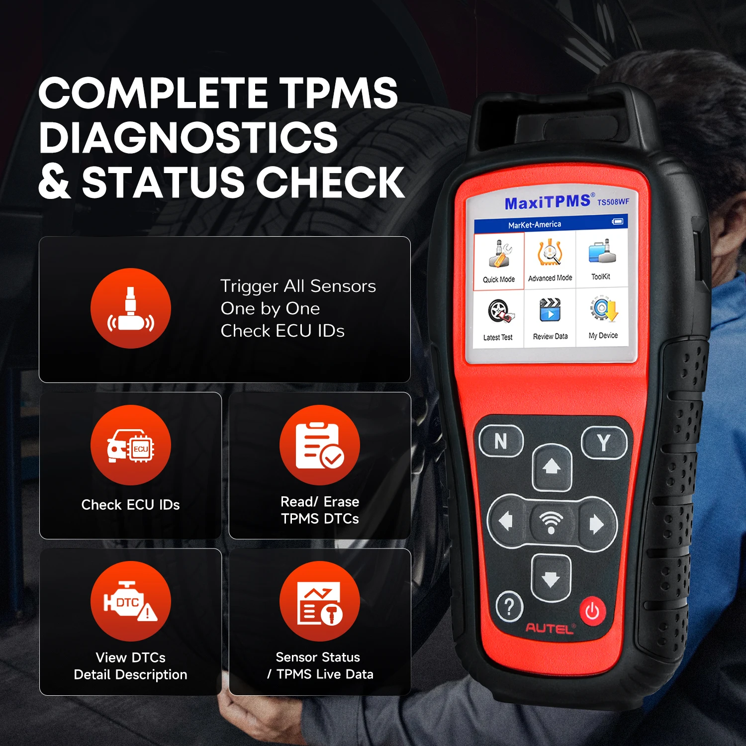Autel TS508WF Features 8