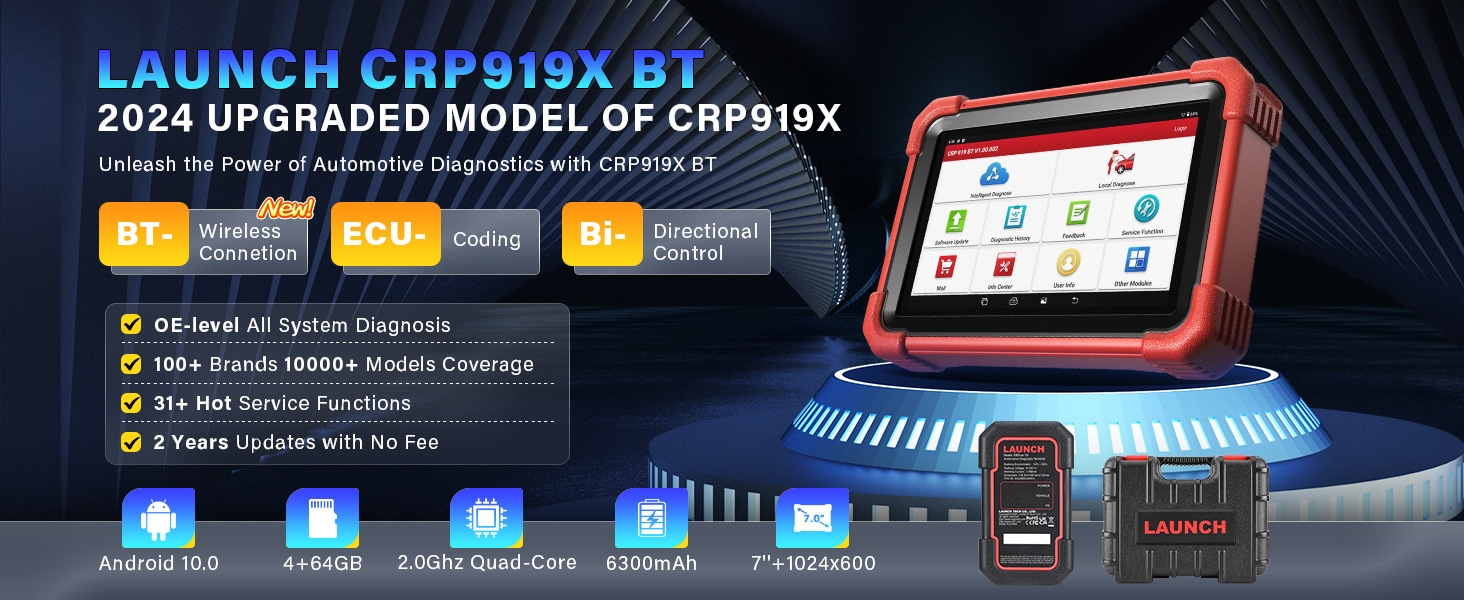 Launch CRP919X BT Scanner