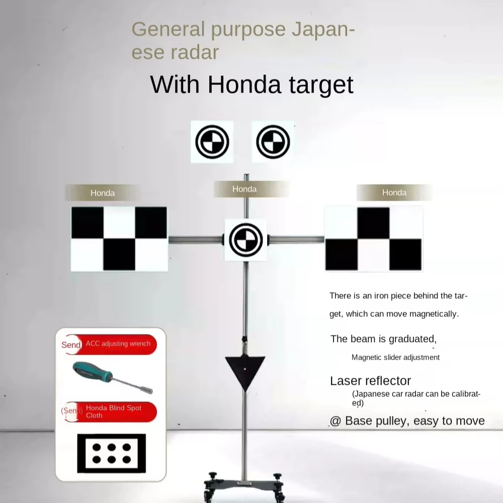 Baihaot ACC Radar Reflector Calibration Tool for &amp; Volkswagen Car Cameras ADAS Complete Set with 3-Year Warranty