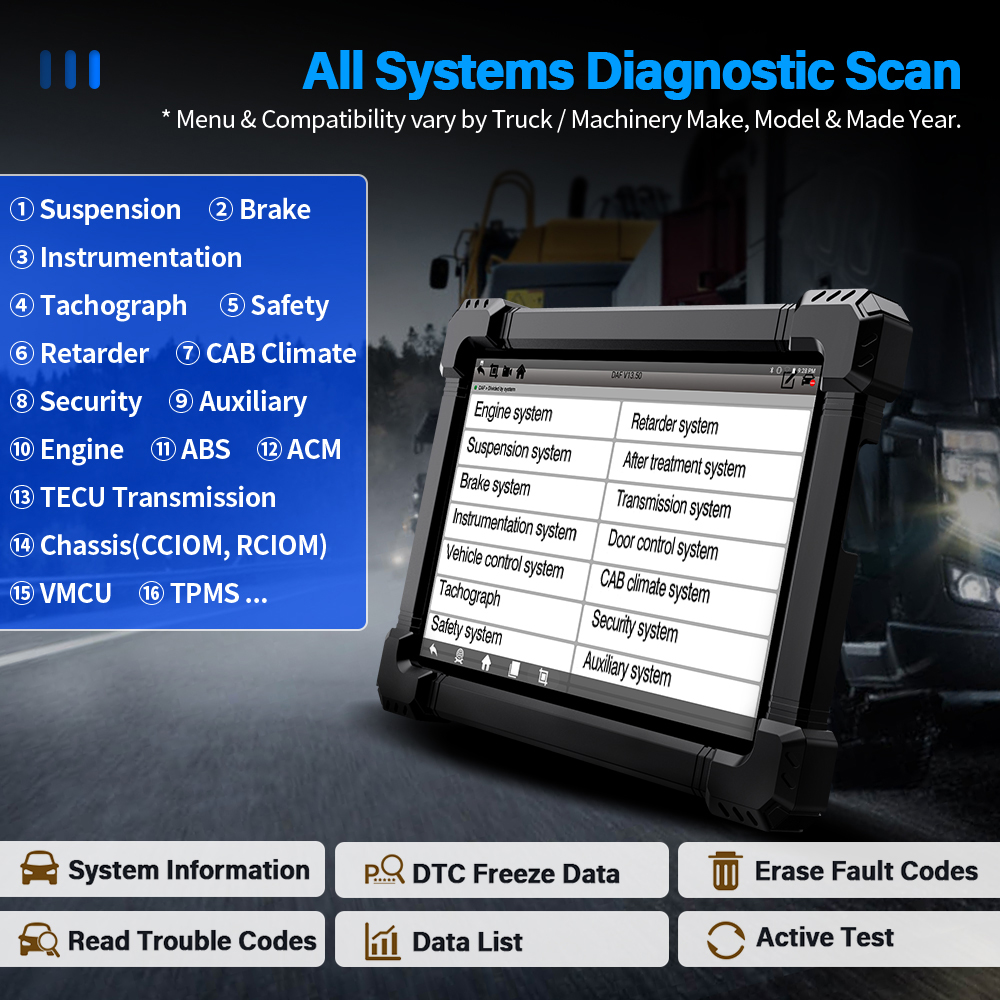 Ancel X7 HD OBD2 Scanner Full Systems Diagnostic Tool