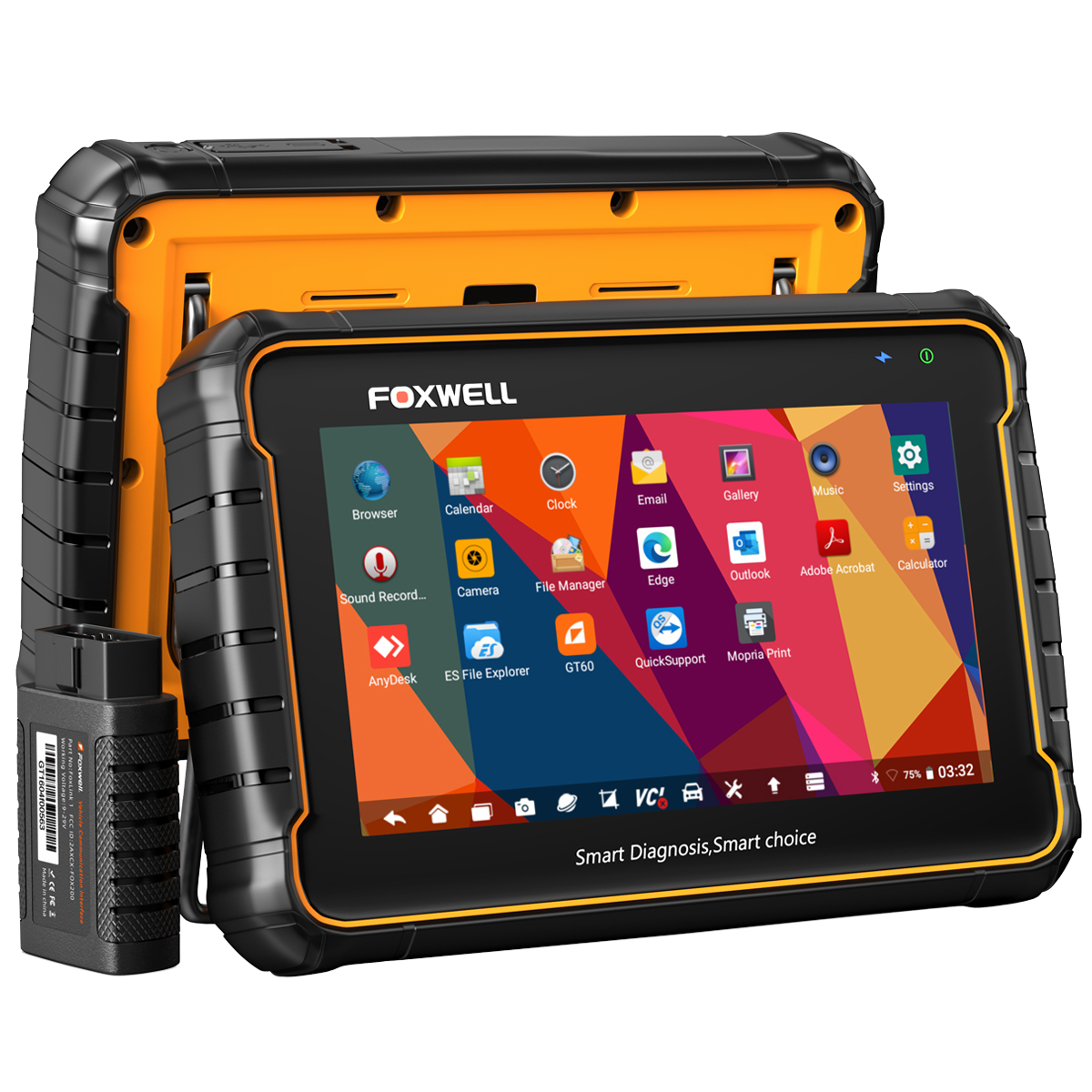 2026 FOXWELL GT60 Full System Scanner Active Test Code Reader Remote Control Diagnostic Tool Profesional OBD2 Scanner