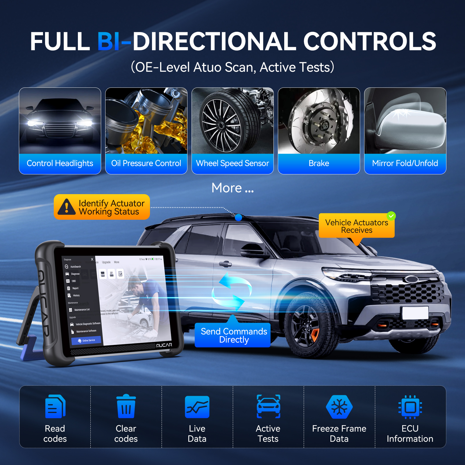 Active Test Bi-directional Control