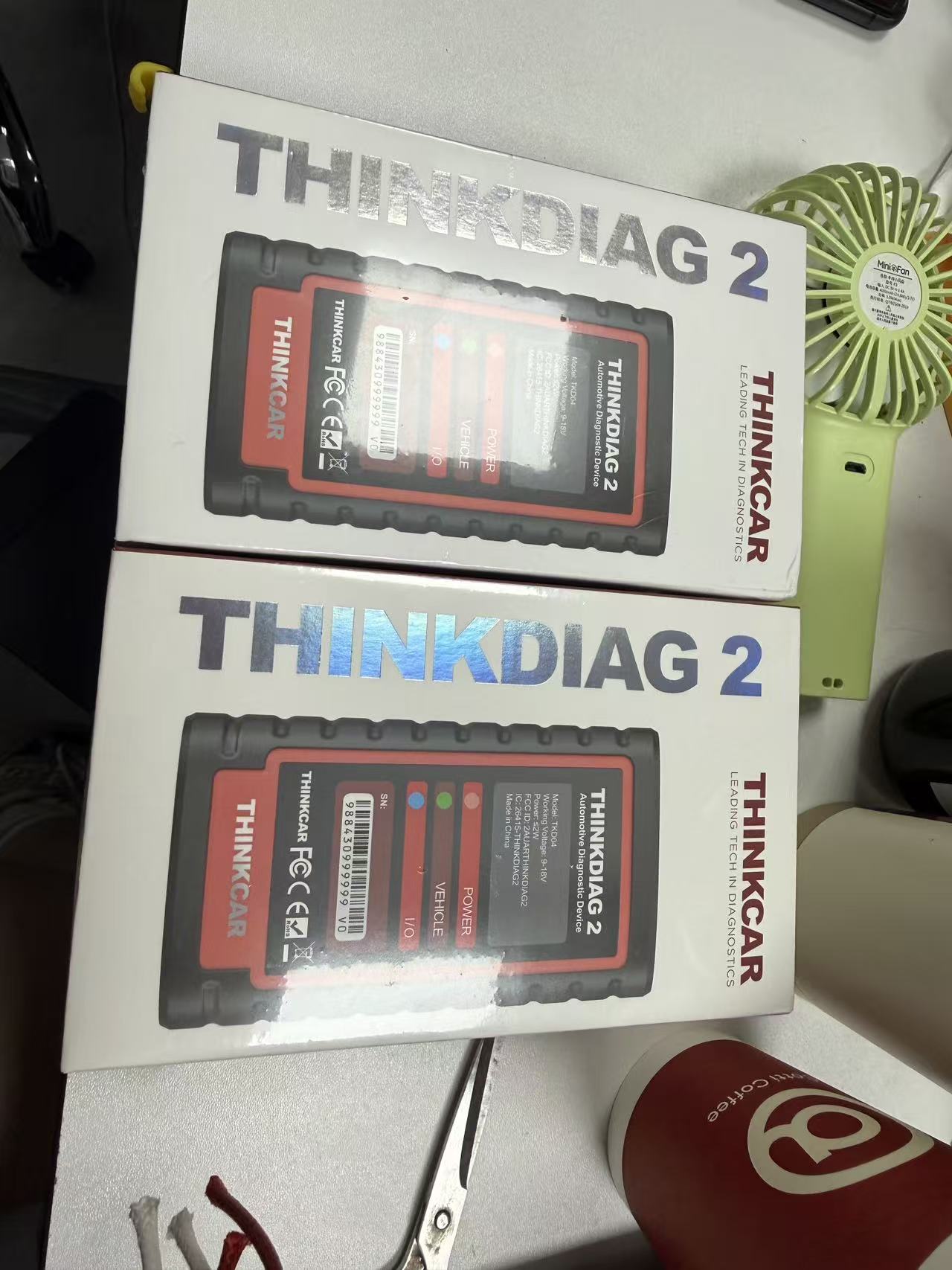 Thinkdiag 2 ECU Coding Diagnostic Tool Full Systems ThinkdiagII OBD2 Scanner with 16 Reset Function THINKCAR OBD Scanner