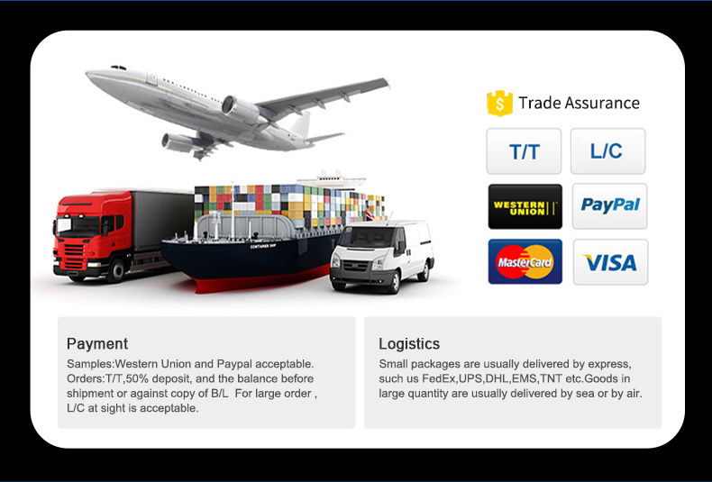 Payment and Shipping info