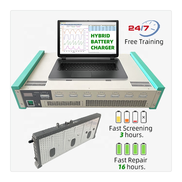 Smart Auto Cell Capacity Charge Discharge Balance System Reconditioning Equipment Prius Hybrid Battery Analyzer Tester