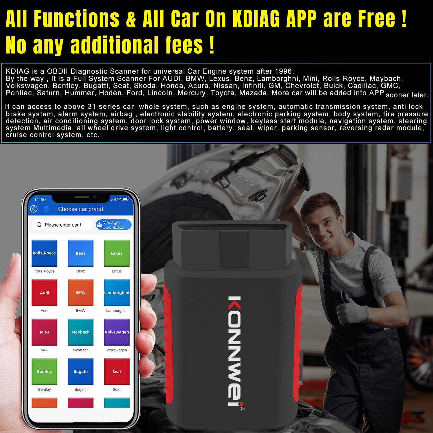 KDIAG Scanner Device