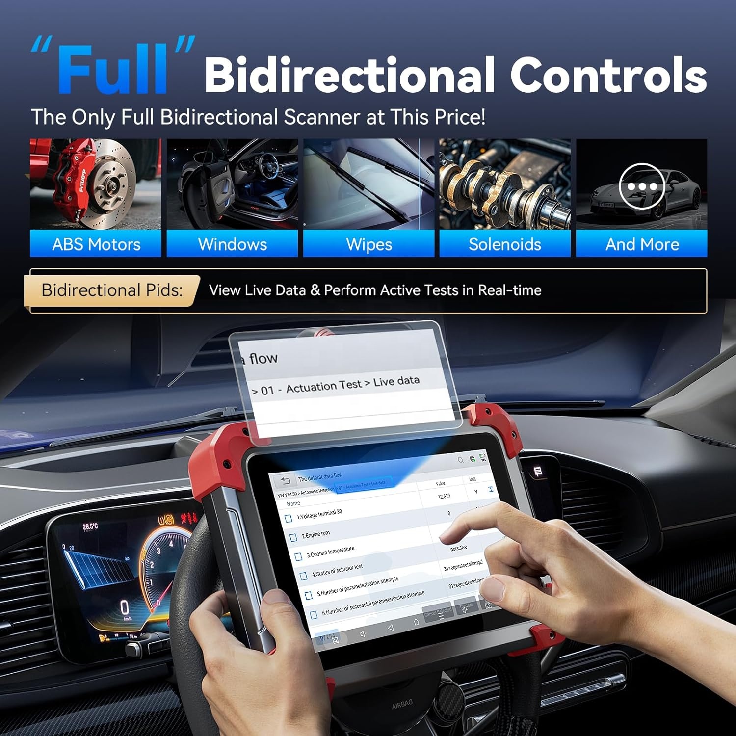 D7 XTOOL Auto All System Diagnostic Tools Code Reader Key Programmer XTOOL OBD2 Scanner Diagnostic Tool Scanner 2026 New