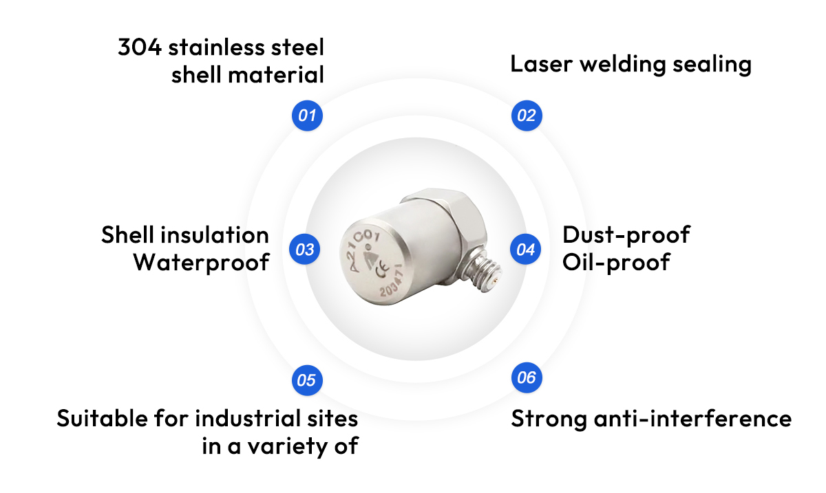 Vibration Acceleration Sensor Product View 2