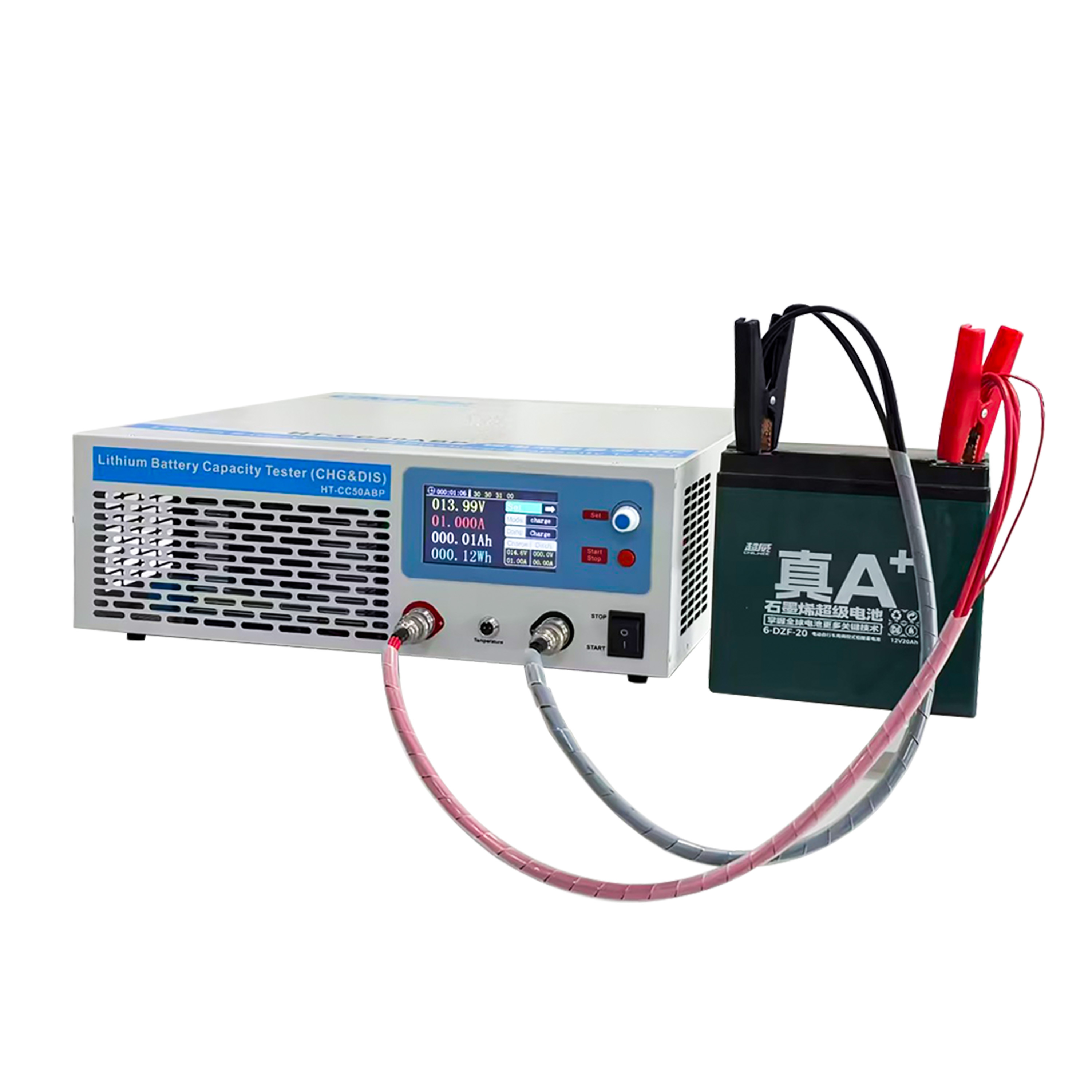 5-120V Whole Group Battery Capacity Tester For Lithium NiMH Lead Acid 120V Battery Tester With 50A Charge And Discharge Current