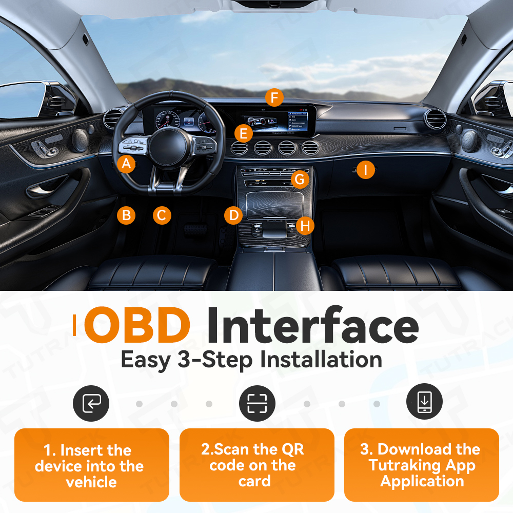 Universal 4G OBD OBD2 Car GPS Tracker No Monthly Fee Fleet Management Monitoring Software Google Map IOS Android PC Tracking