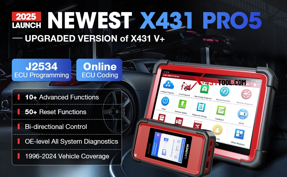 LAUNCH X431 PRO5 with Smartlink 2.0 VCI