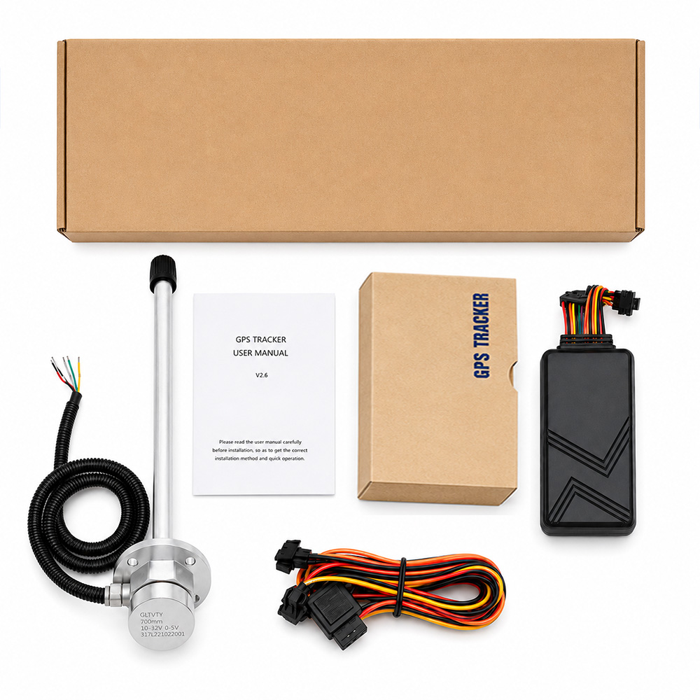 Fuel Monitor Tracker Diesel Anti Theft Real-Time Fuel Level Monitoring System Trucks Fleet Management GPS 4G LTE Android App