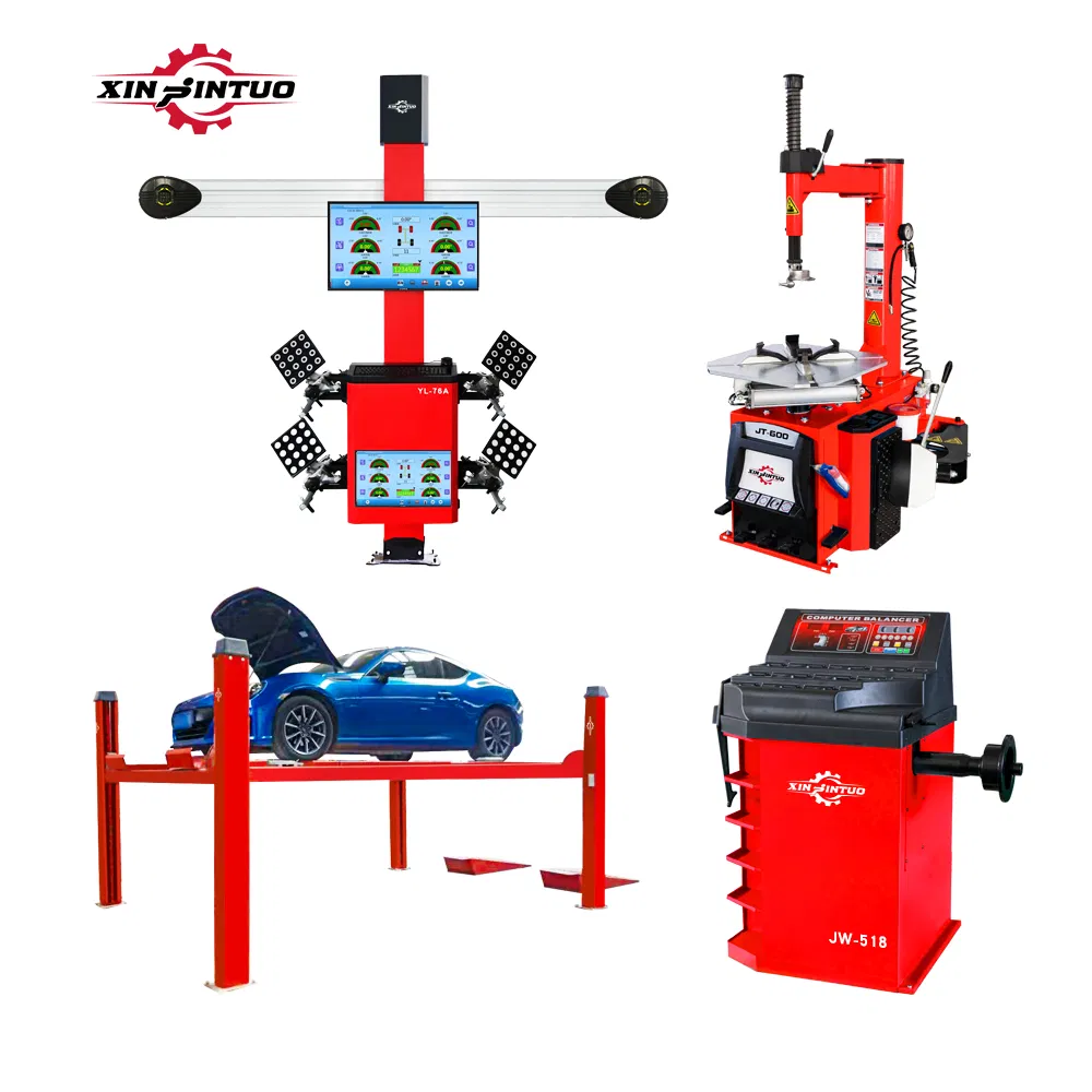 Xinjintuo Factory Custom 3D Wheel Alignment Machine and Four Post Car Lift Wheel Aligner Equipment