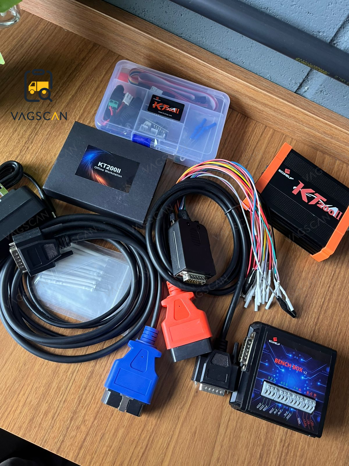 KT200 II Full Version ECU Programmer for Car Truck Motorcycle Tractor Excavator Forklift Read Write Tuning Coding Dongle Offline
