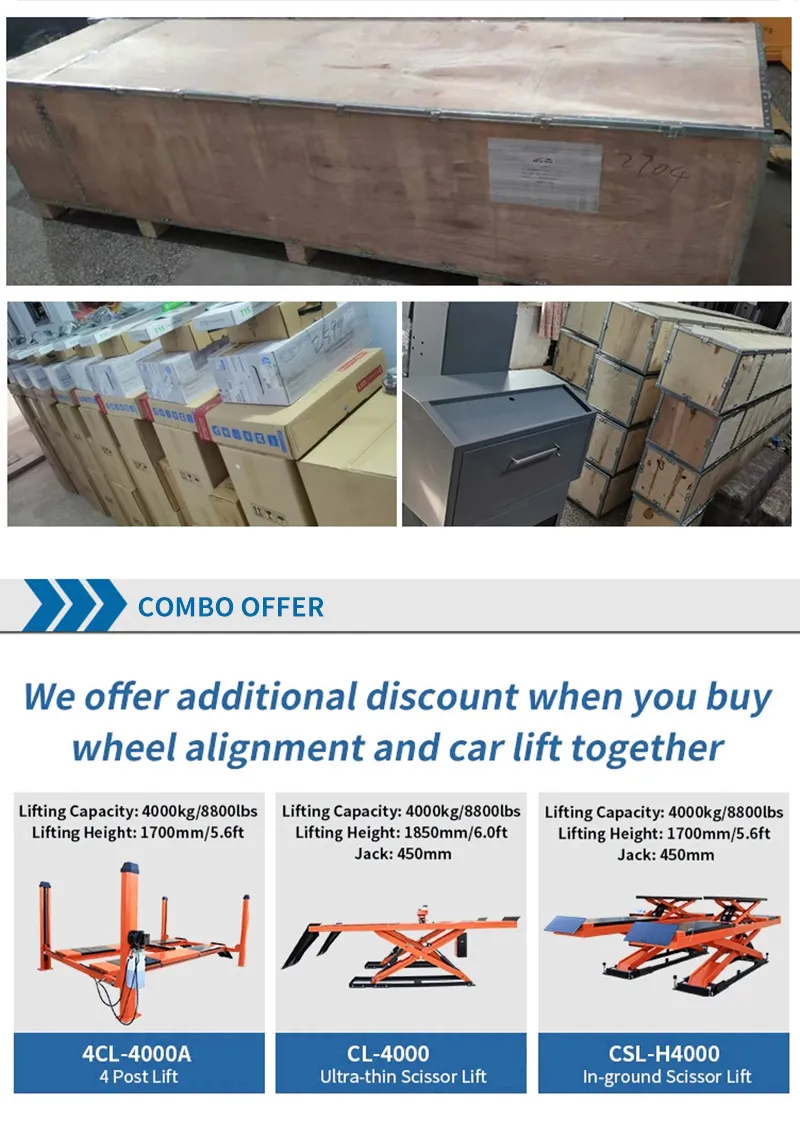 Car Automotive Alignment Wheel Alignment Machine Wheel Aligner Equipment with CE Made in China