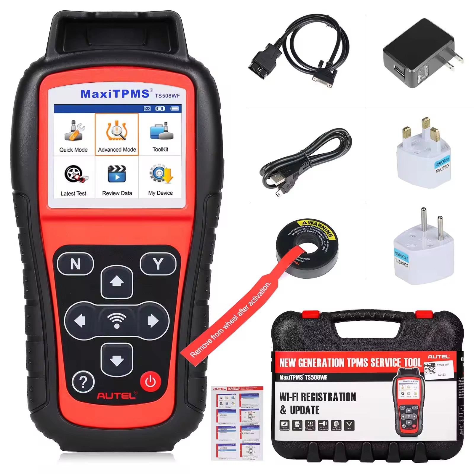 Autel Tool TPMS TS508WF TPMS Valve ProgrammingTools Autel Scanners Car Tire Pressure Monitoring Tire TPMS Autel TS508