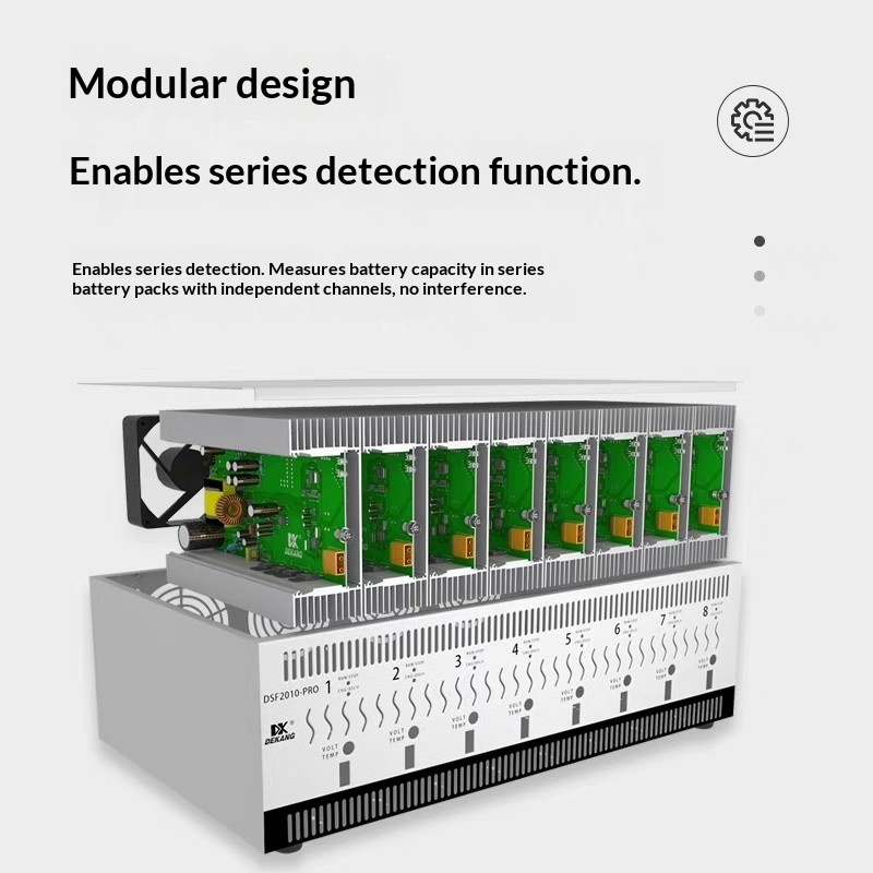 Dekang DK2010 Battery Capacity Tester for NiMH/Lithium/Lead-Acid Batteries-Testing Repair &amp; Balancing Maintenance Tool