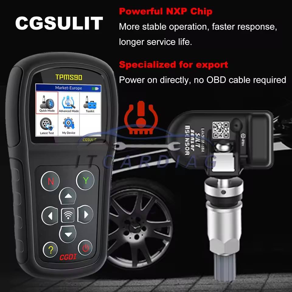 CGDI CGSULIT TPMS90 TPMS 90 Universal Diagnostic Relearn Car TPMS Programming Tool Support Diagnose the Vehicle TPMS System
