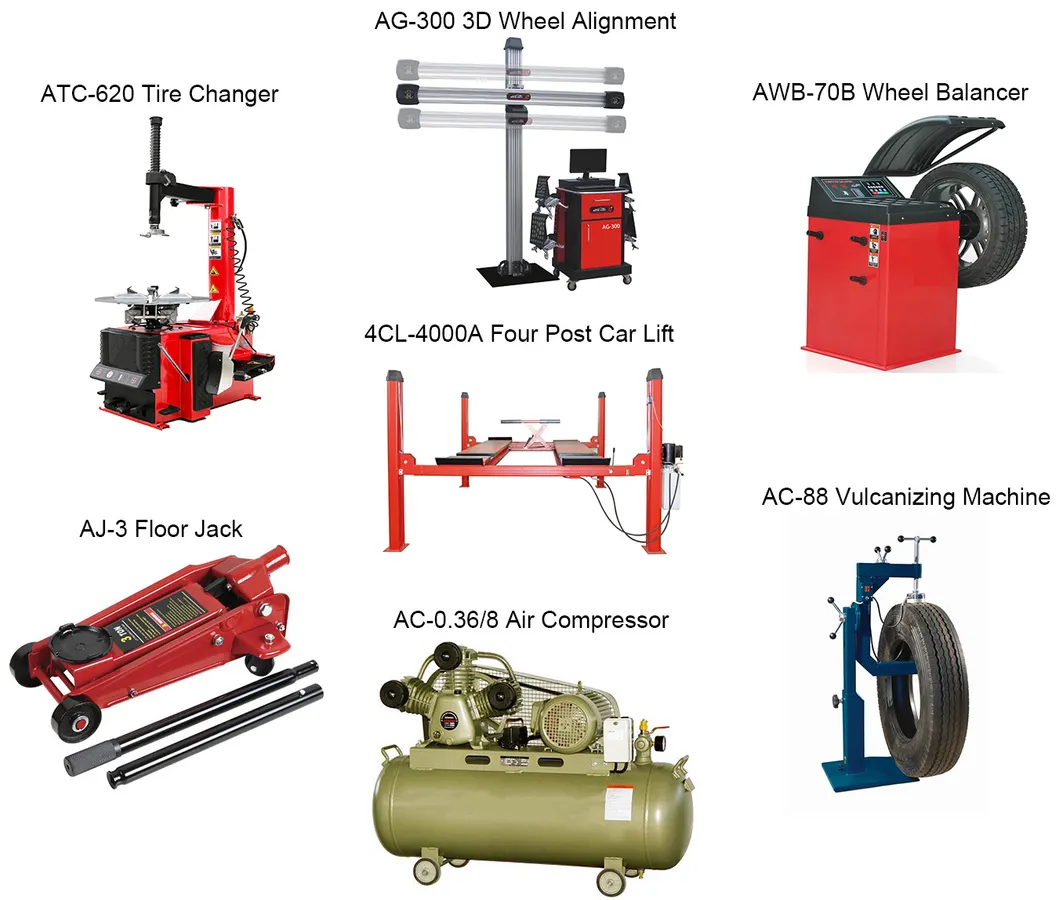 Vehicle Repair Equipment 3D Wheel Aligner Auto Wheel Balancer Tire Changer Wheel Alignment Lifter Machine Equipment for Garage Repair Shop Aco-300
