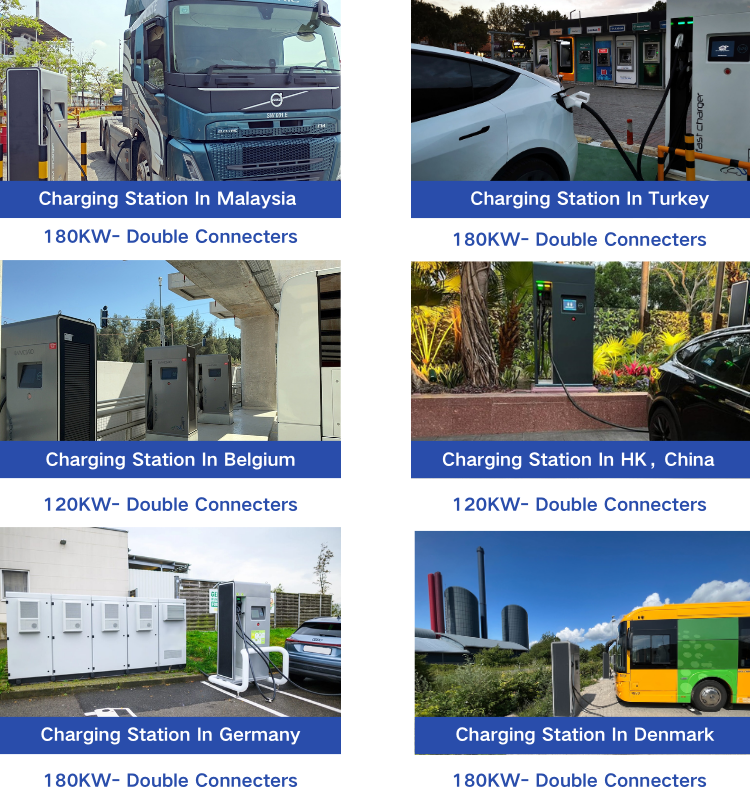 SCU 150KW DC EV Electric Vehicle Charging Stations Floor-Stand Type CCS2 CHAdeMO Connectors Remote Diagnostic Platform New